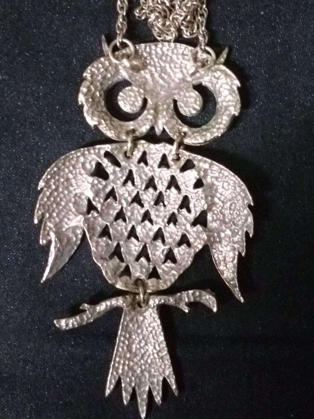 Metal Owl Pendant! - Picture 2 of 4